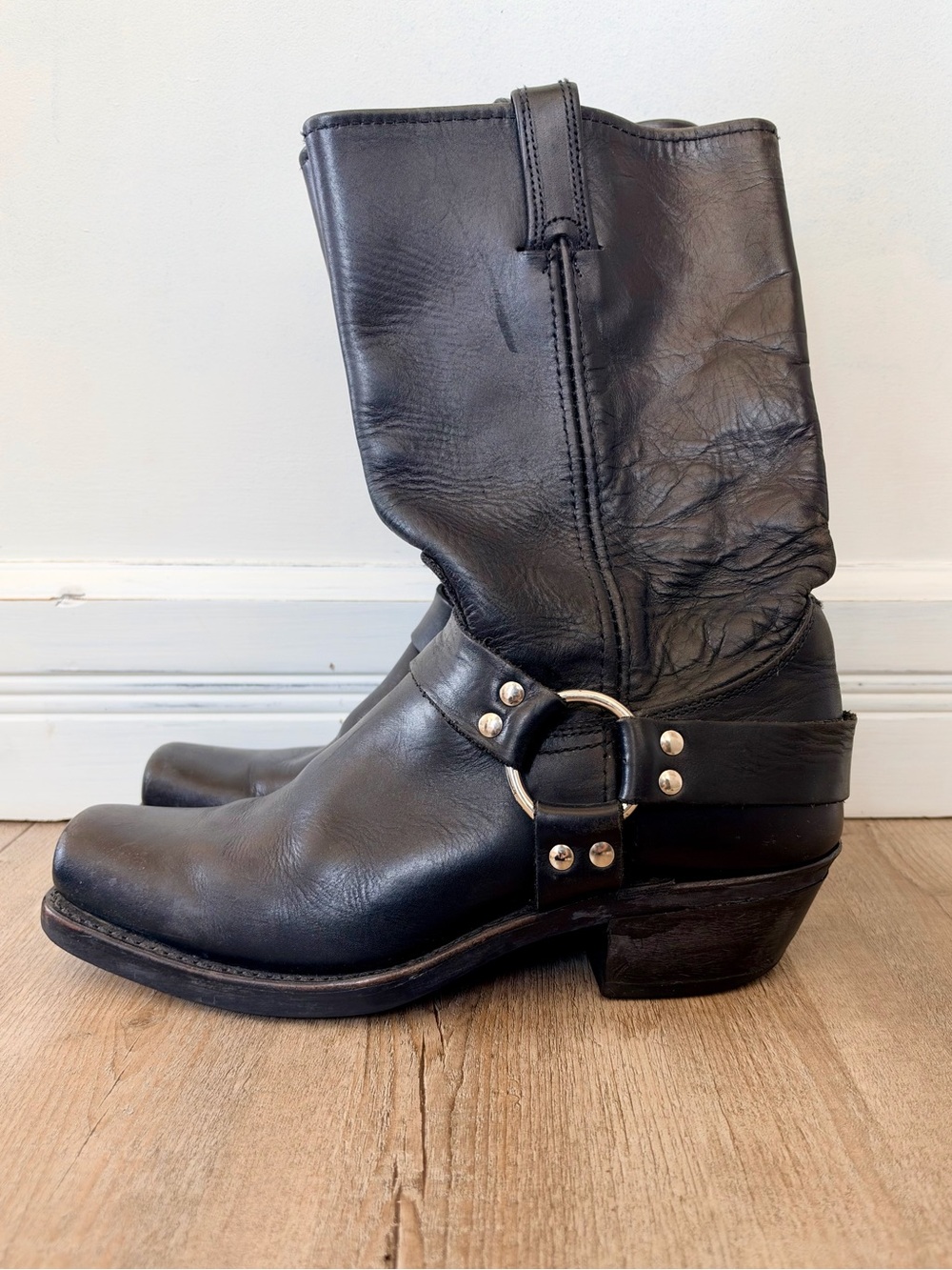 Vintage Frye Harness Boots Resoled 10M